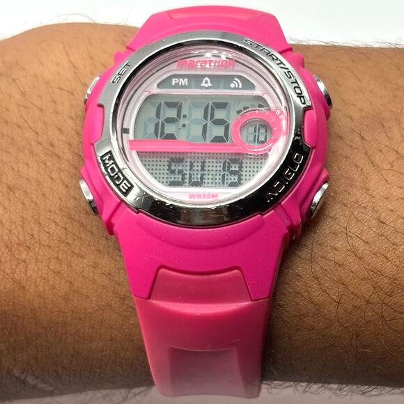 Pink Marathon Digital Watch - Picture 2 of 5